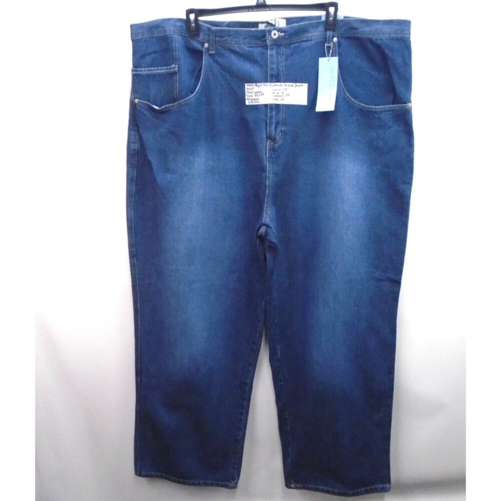 Godbody Design Jeans Men Size 54 (53x33) Blue Relaxed Baggy Hip Hop Streetwear